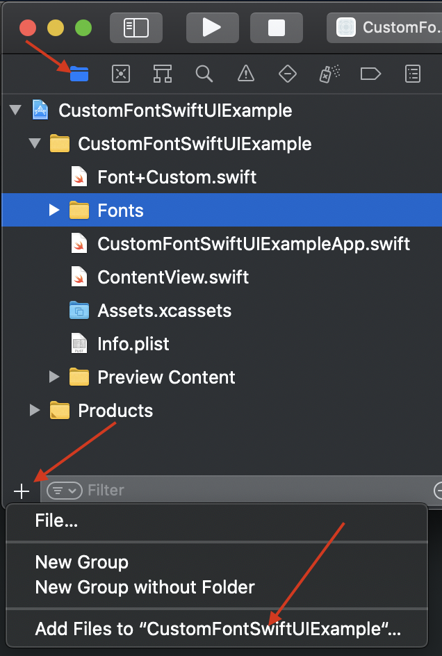 How to use custom fonts with SwiftUI